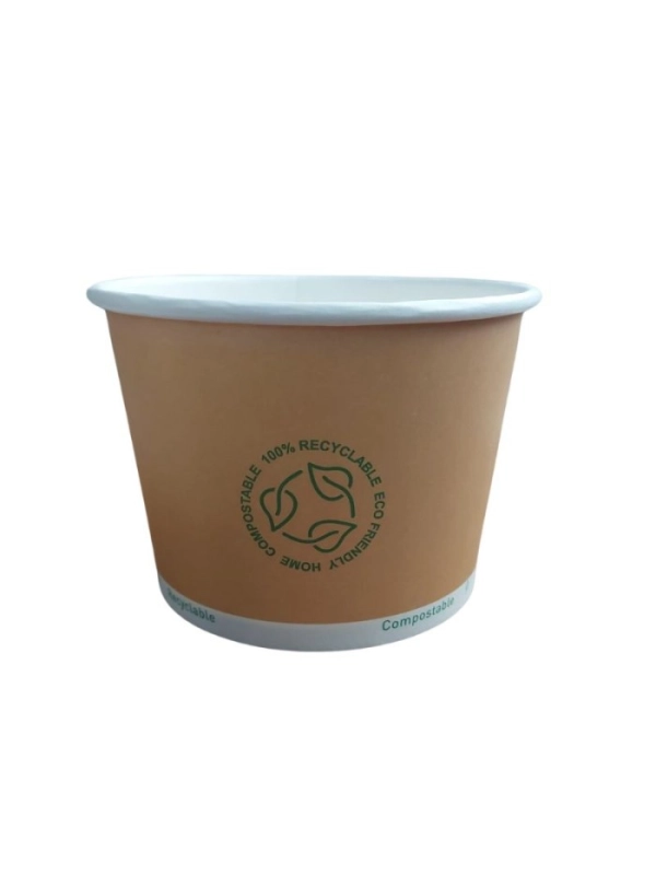 Miska kraft / POJEMNIK PAPIEROWY 500ML zupa Ø115 25szt